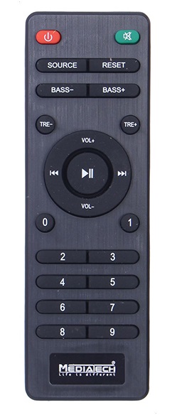 Mediatech Home Theater , 3 Units , Black Grey - MT-737