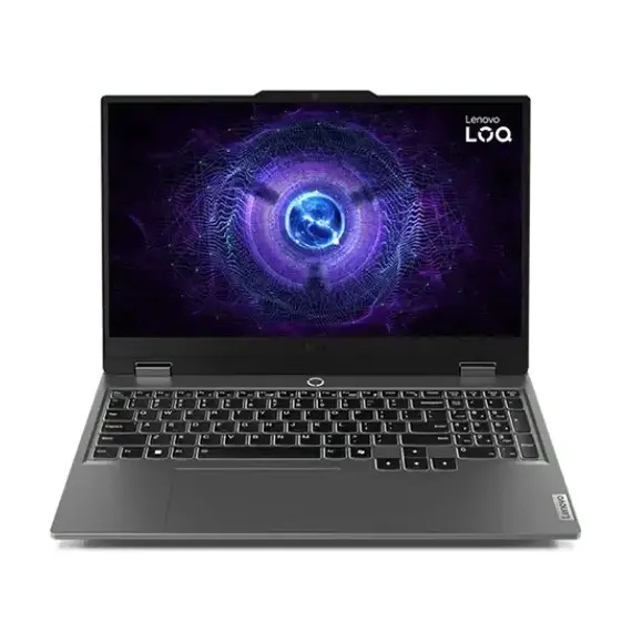 Lenovo LOQ 15IRX9 83DV008QED Gaming Laptop ,Intel Core i7-13650HX 15.6 Inch ,512 GB ,16 GB ,NVIDIA GeForce RTX 3050 ,FreeDos - Luna Grey