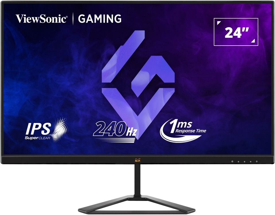 شاشة جيمنج فيوسونيك VX2479A-HD-PRO ، مقاس 24 بوصة ، معدل تحديث 240 هرتز ، معدل استجابة 1 مللي ثانية ، اسود