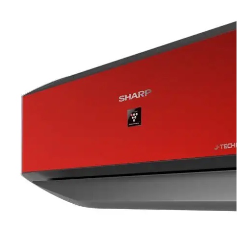 Sharp Split Air Conditioner , 1.5 horsepower Inverter Motor Cooling and Heating , Red - AY-XP12YHER