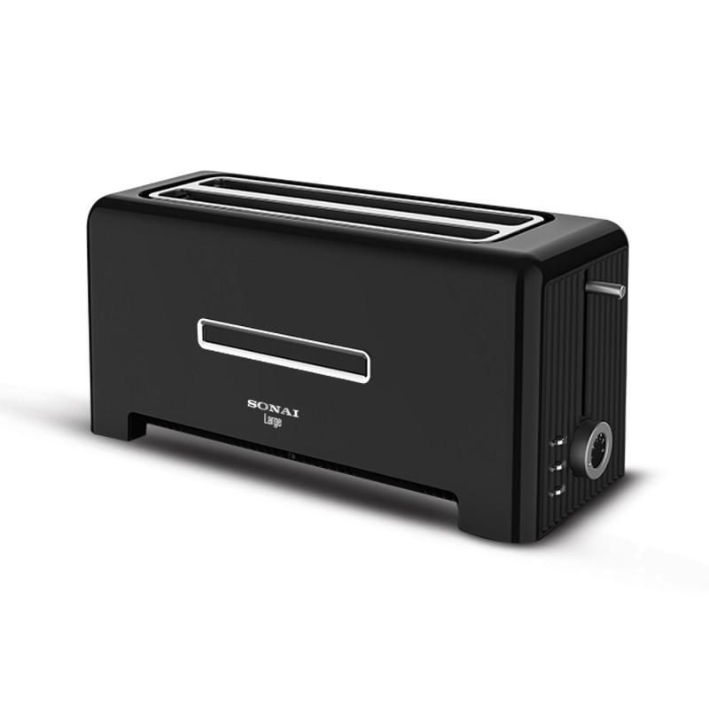 Sonai Large Toaster , 4 Slices 1400 Watt Black - SH-1830