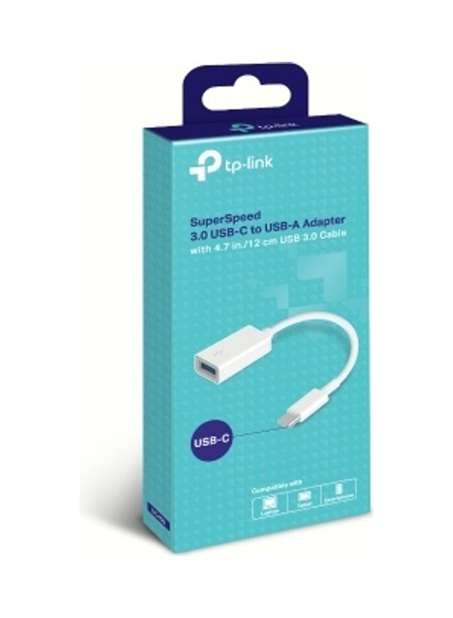 Tp-Link Type C USB Adapter 12 Centimeter White - UC400