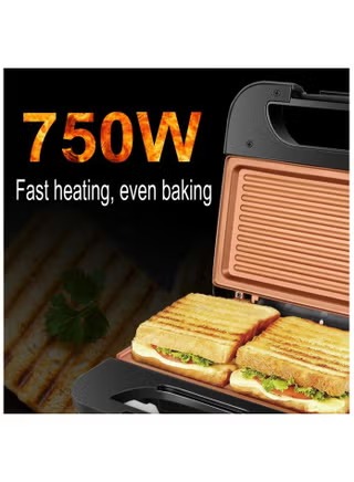 Sonifer Sandwich Maker and Grill 750 Watt Orange - sf-6079