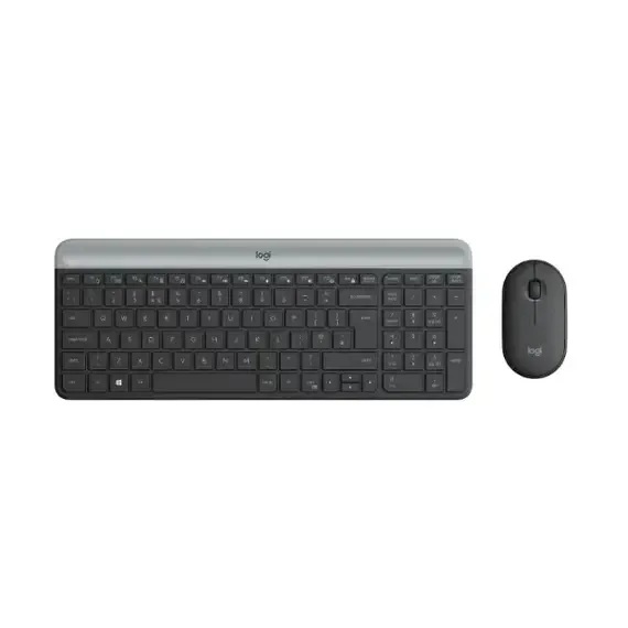 كيبورد وماوس لاسلكي للعمل لوجيتك MK470 ، جرافيت - 920-010069