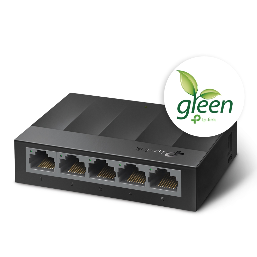 Tp-Link LiteWave Gigabit Switch , 5 Ports , Black - LS1005G