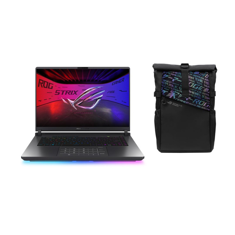 لاب توب اسوس ROG Strix G16 - روج ستريكس G16 G615LR-GR132W ، معالج انتل كور الترا 9 275HX 16 بوصة ، هارد 1 تيرا بايت SSD ، رام 32 جيجا بايت ، كارت شاشة انفيديا جي فورس RTX 5070 TI ،ويندوز 11 - رمادي اكليبس