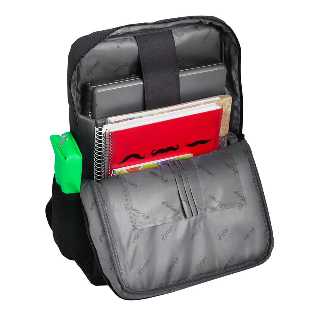 Etrain Laptop Bag for 15.6 Inch Laptops , Black BG90B, with Etrain MO10B Wireless Optical Mouse - Black