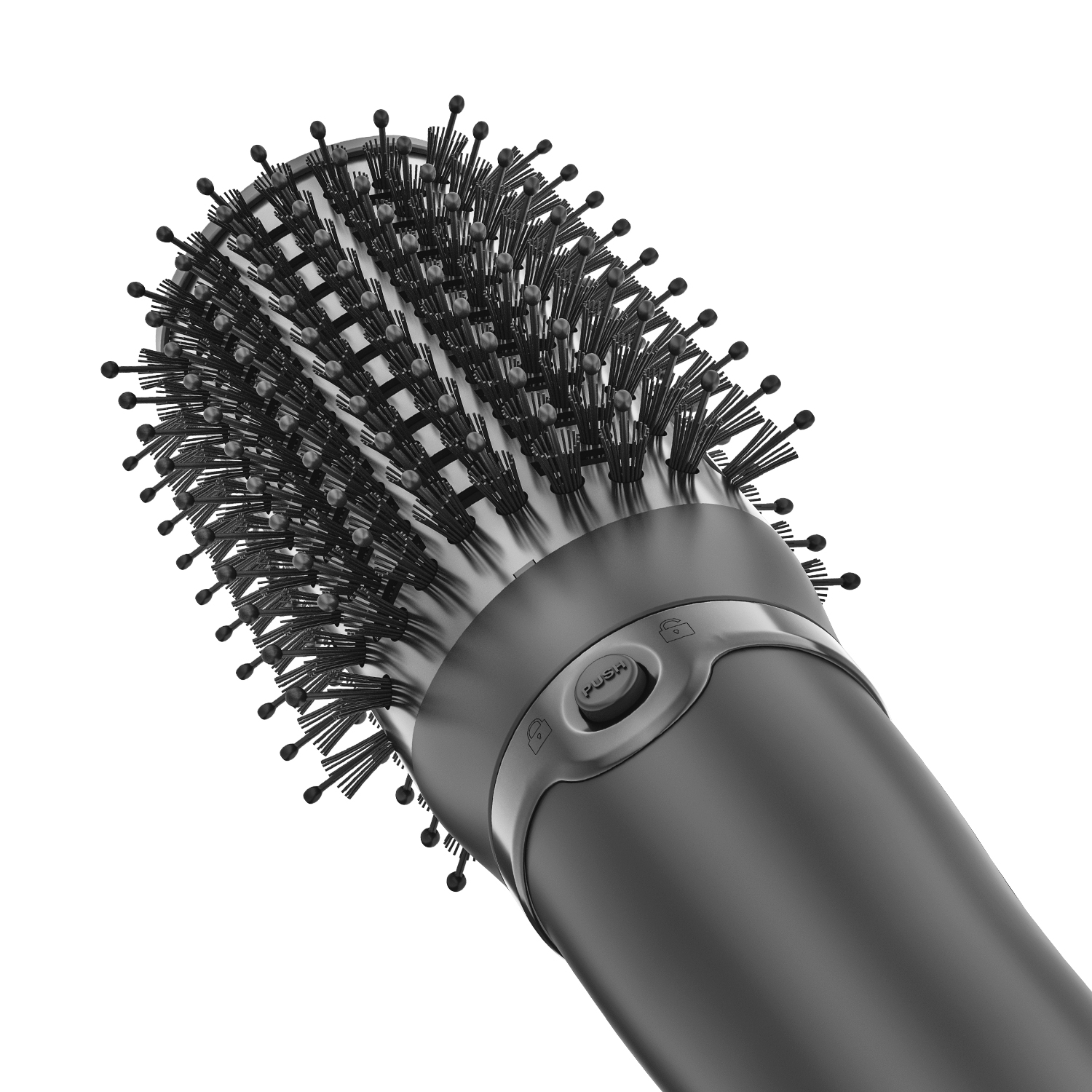 Rush Brush 5 in 1 Air Styler with Attachments 1200 Watt , Black
