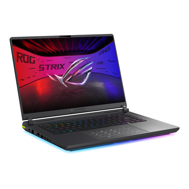 لاب توب جيمنج اسوس روج ستريكس G16 (2026) - G615LW-TS132W ، معالج انتل كور الترا 9 290HX بلس 16 بوصة ، هارد 1 تيرا بايت SSD ، رام 32 جيجا بايت ، كارت شاشة انفيديا جي فورس RTX 5080 ،ويندوز 11 - رمادي اكليبس