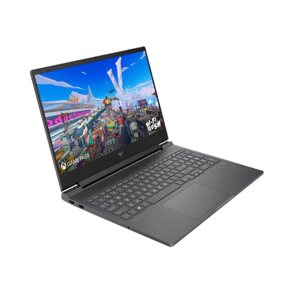 لاب توب جيمنج اتش بي فيكتوس 16-r1032nia ، معالج انتل كور i5-14450HX 16.1 بوصة ، هارد 1 تيرا بايت SSD ، رام 16 جيجا بايت ، كارت شاشة انفيديا جي فورس RTX 3050 ،فري دوس - فضي ميكا