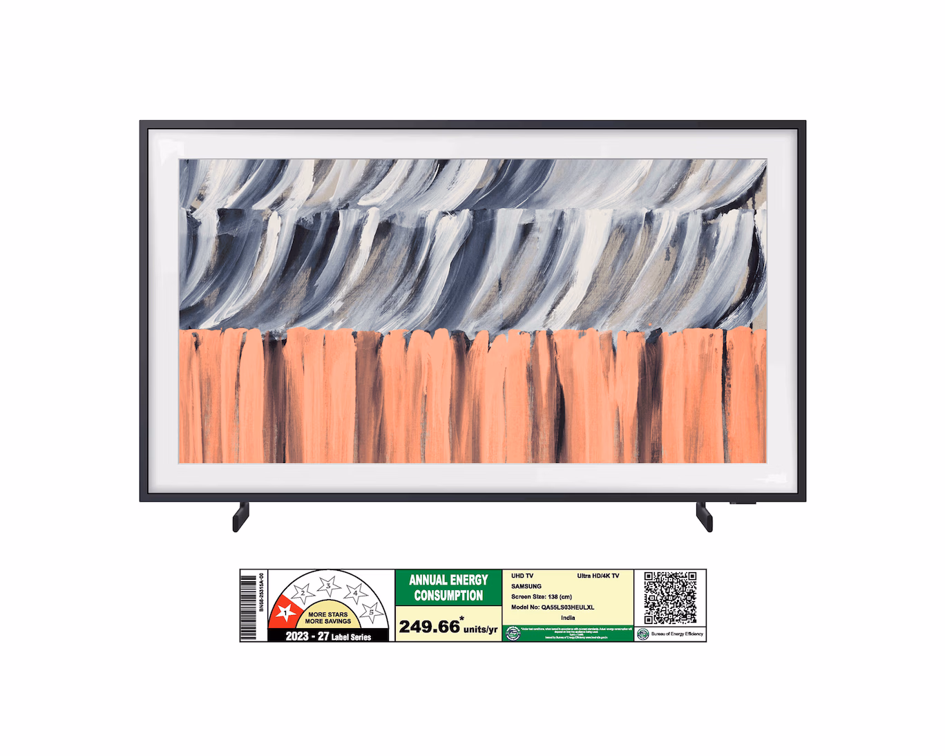 تلفزيون سمارت بإطار سامسونج ، مقاس 65 بوصة ، OLED ، دقة 4K UHD - 65LS03H