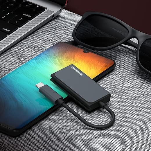 محول USB روك روز نيكسوس CCA ، اسود - RROGN03CCA