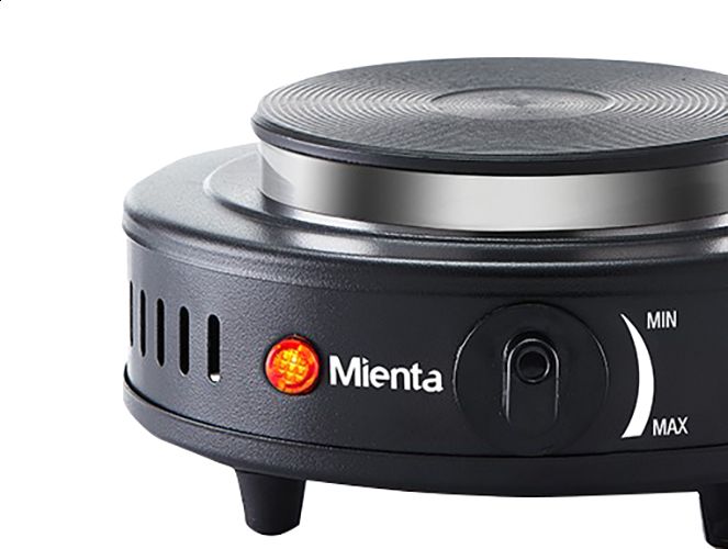 Mienta Hot Plate ,1 Plate Burners ,500 Watt Black - HP41325A