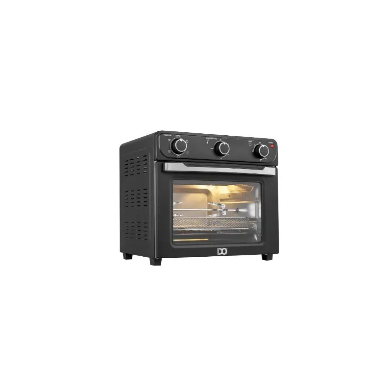 Ido Electric Oven , 28 Liter 1600 Watt , Black - TOAF28 with iDO Hand Blender with Attachments, 2 Speed Settings, 400 Watt, White - HBLG400