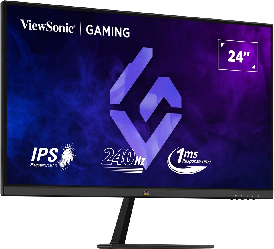 شاشة جيمنج فيوسونيك VX2479A-HD-PRO ، مقاس 24 بوصة ، معدل تحديث 240 هرتز ، معدل استجابة 1 مللي ثانية ، اسود