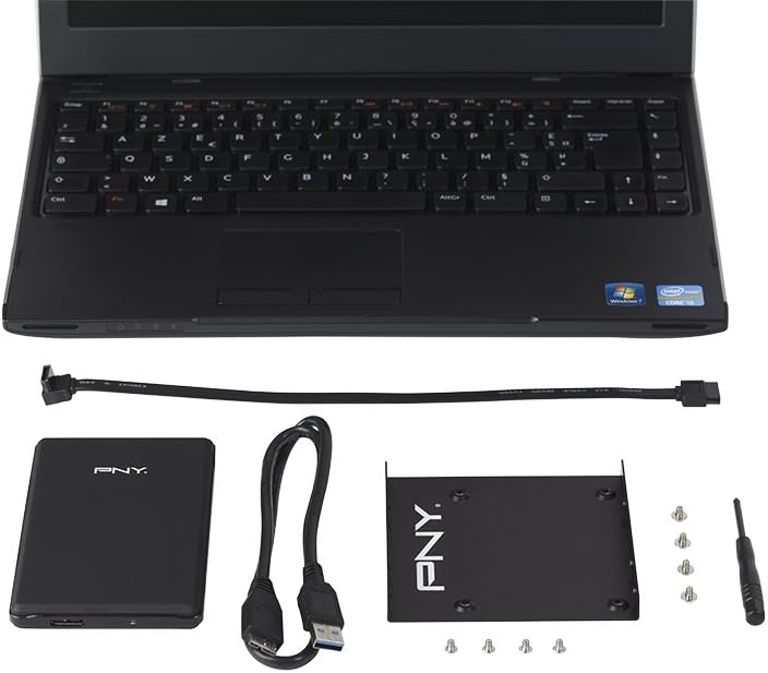 بي ان واي طقم ملحقات هارد SSD أو HDD ,اسود - 6782415