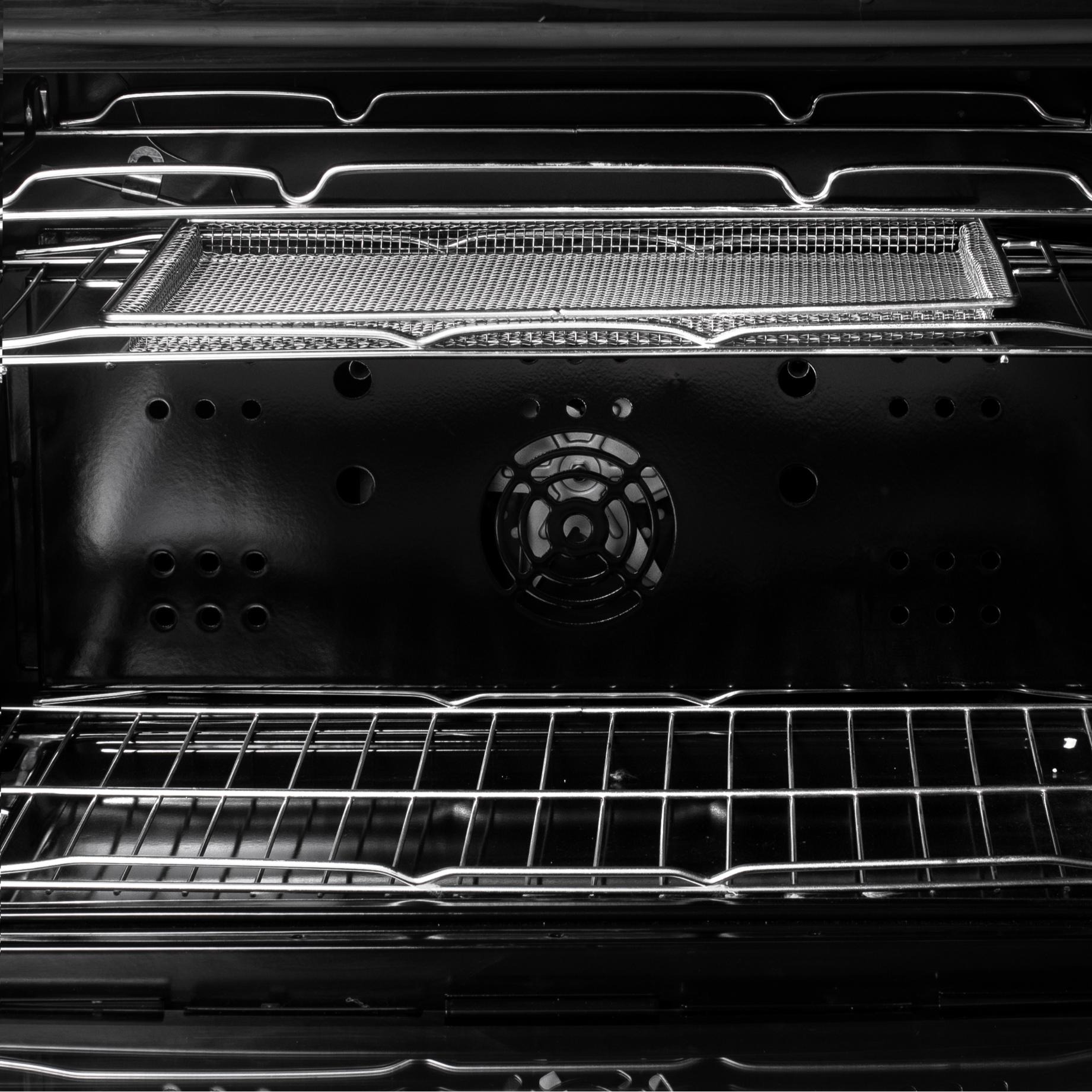Unionaire O Signature Autocook Hybrid Dual Cooker , 5 Burners , White - C69SS-GC-383-ICPSF-1CH-OS3-2W-AL