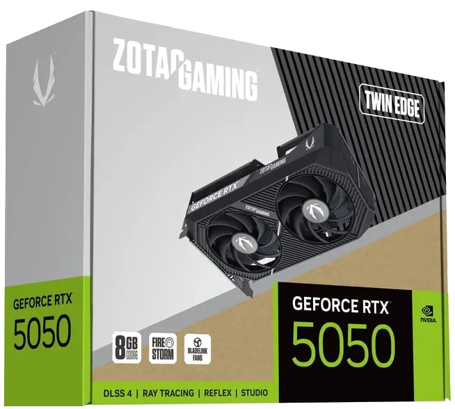 كارت شاشة جيمينج زوتاك جي فورس RTX 5050 توين ايدج - ZT-B50500E-10M