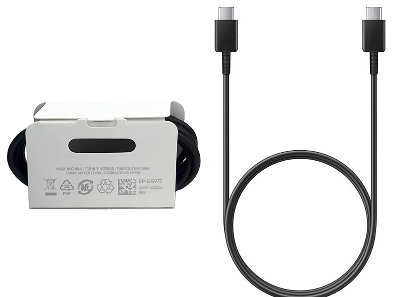 كابل موبايل Type C سامسونج ، طول 1.2 متر ، اسود - EP-DG977