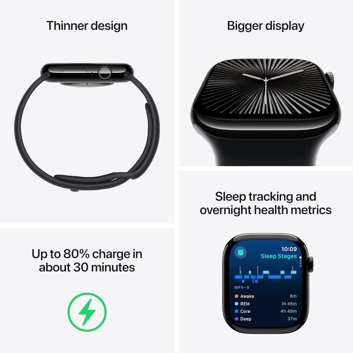 Apple Watch Series 10 Smart Watch , 46 Millimeter Multi Color