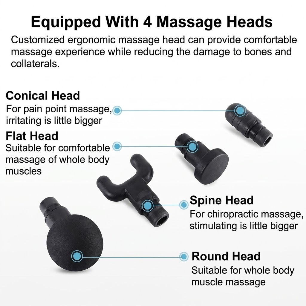 Generic Body Massager , Black - KH-320