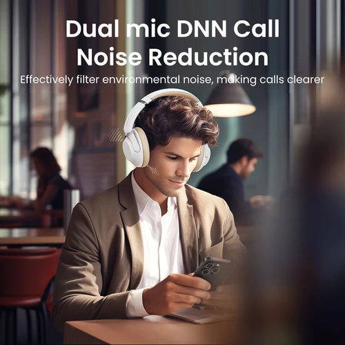 Ugreen HiTune Max5 Over Ear Headphones , White - HP202