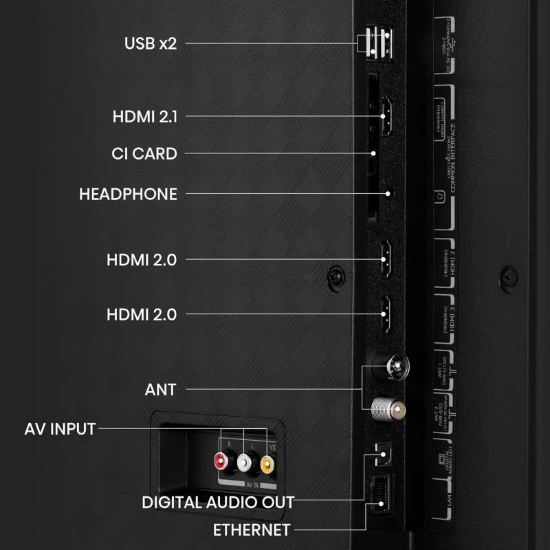 Toshiba 55 Inch Smart TV , 4K UHD QLED Built-In Receiver