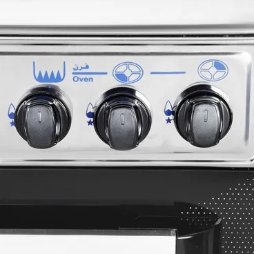 First Cook Gas Cooker , 5 Burners , Stainless Steel - FC1001