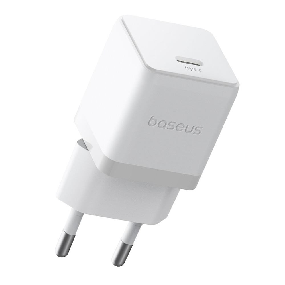 Baseus Palm Wall Charger , 1 Ports Type C , 20 Watt White - P10111602213-01
