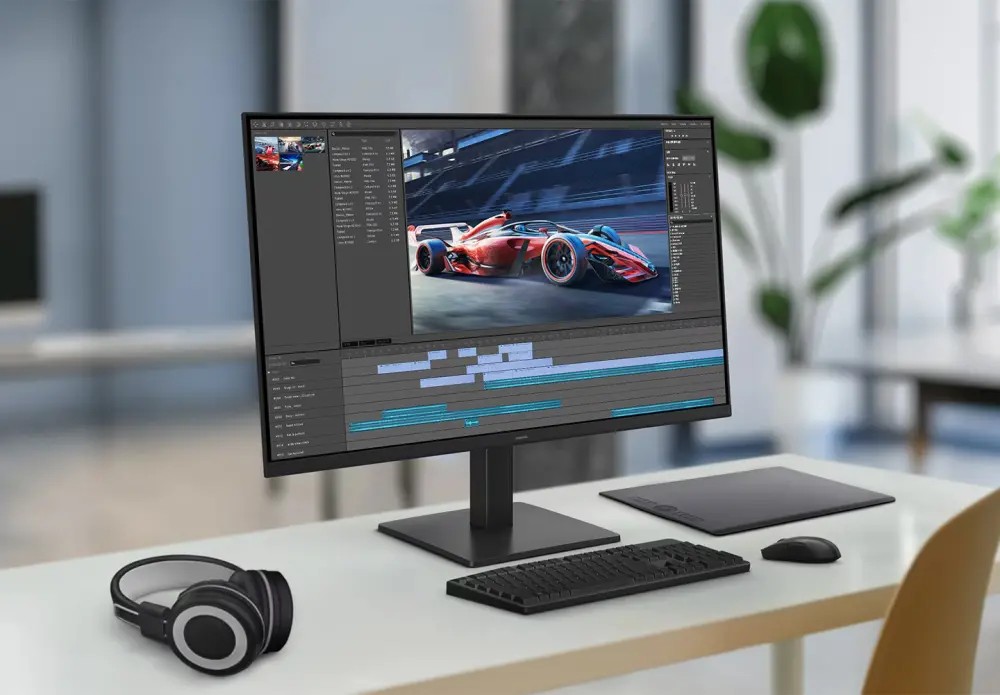 شاشة مسطحة سامسونج إسينشال S3 S32GF ، مقاس 24 بوصة ، دقة FHD ، معدل تحديث 120 هرتز ، معدل استجابة 5 مللي ثانية ، اسود - LS24F320GAUXEN