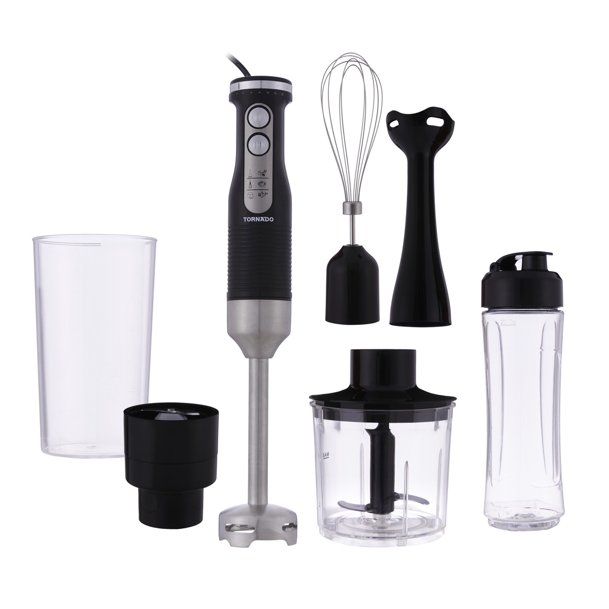 Tornado Hand Blender 600 Watt Black - THB-600C