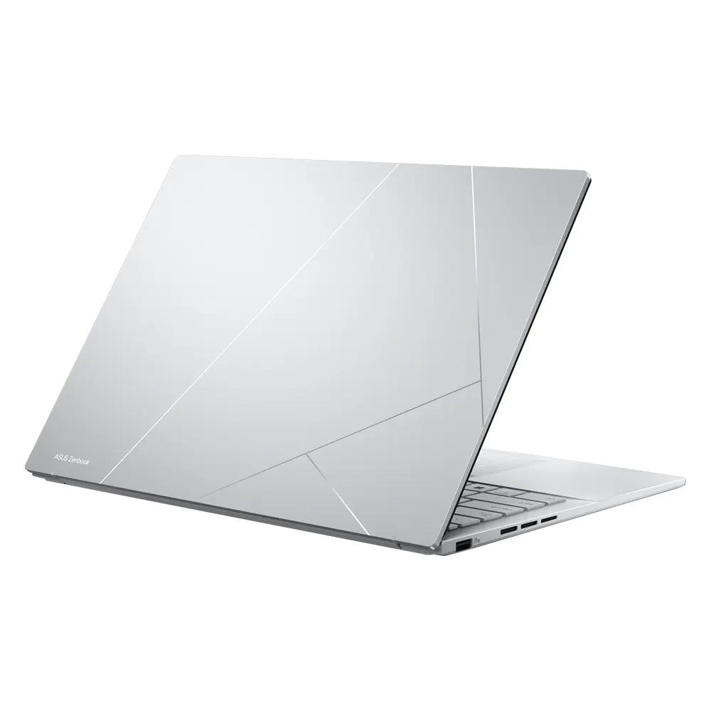 لاب توب اسوس زين بوك 14 OLED - UX3405CA-PZ009W ، معالج انتل كور الترا 9 285H 14 بوصة ، هارد 1 تيرا بايت SSD ، رام 32 جيجا بايت ، كارت شاشة انتل Arc جرافيكس ،ويندوز 11 - فضي فوجي