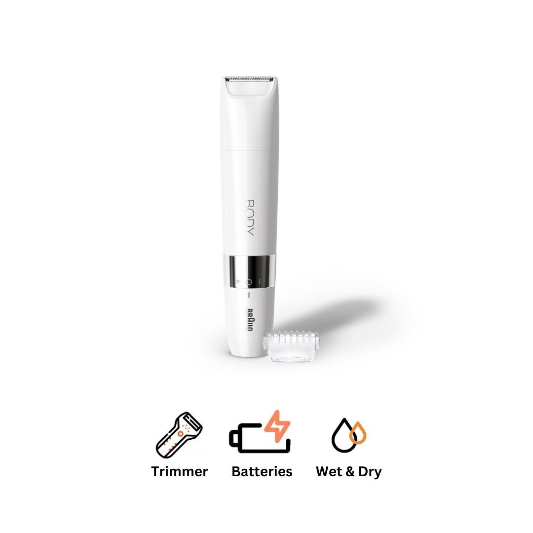 Braun Hair Trimmer , White - BS1000