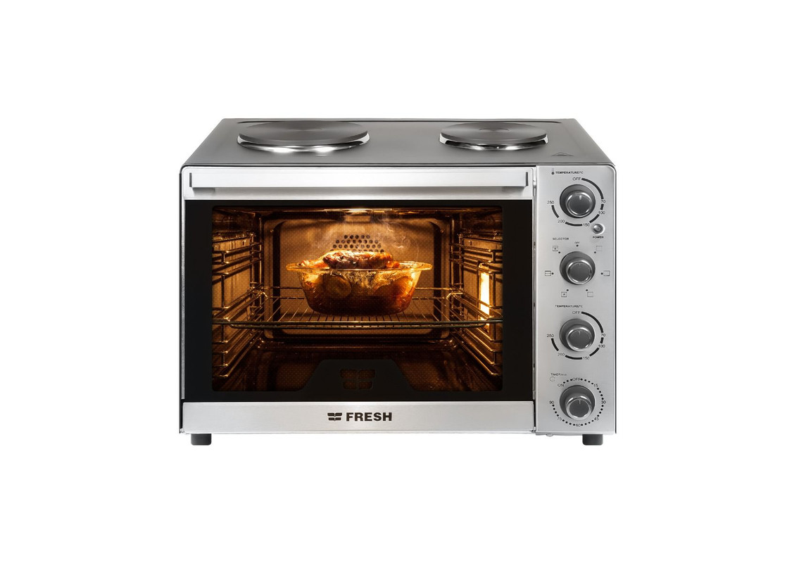 Fresh Electric Oven , 65 Liter 2200 Watt , Silver - FR-6503RCL-HP