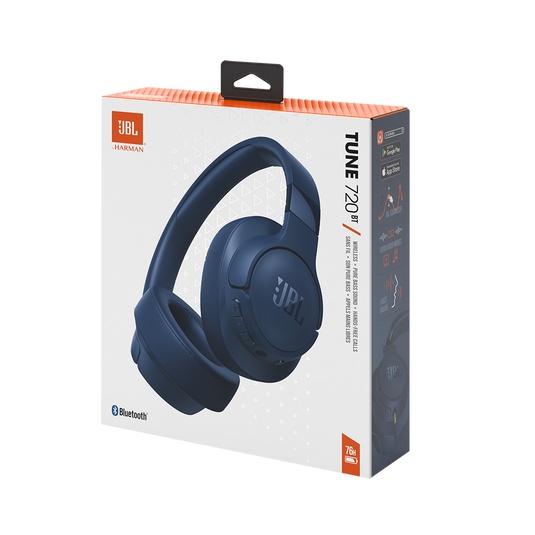 Jbl Tune 720BT Wireless Over Ear Headphones , Blue