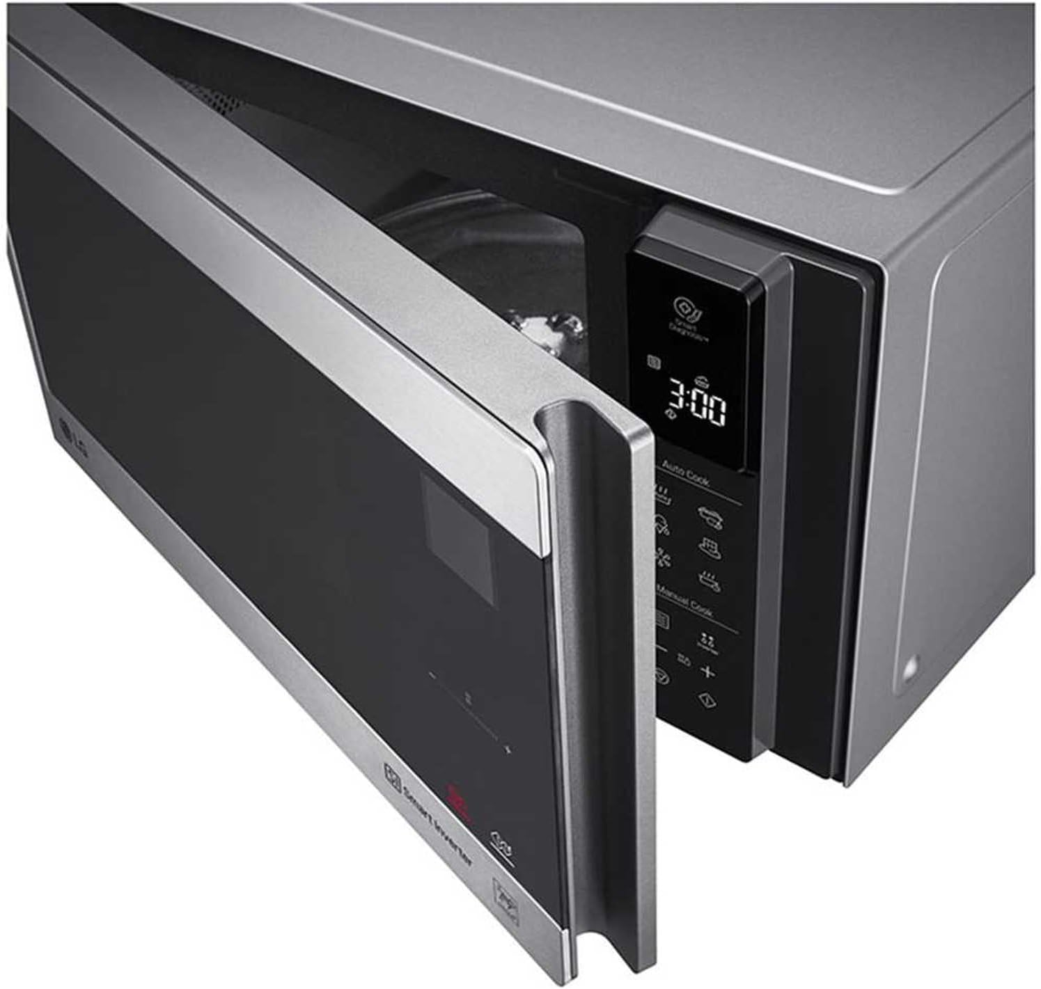 LG Microwave with Grill , 42 Liter 1200 Watt , Silver - MH8295CIS