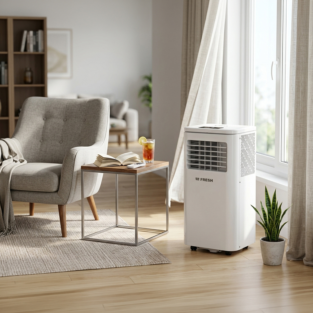 Fresh Portable Air Conditioner Only Cooling ,White - PAC9K-PbWA - 500020210