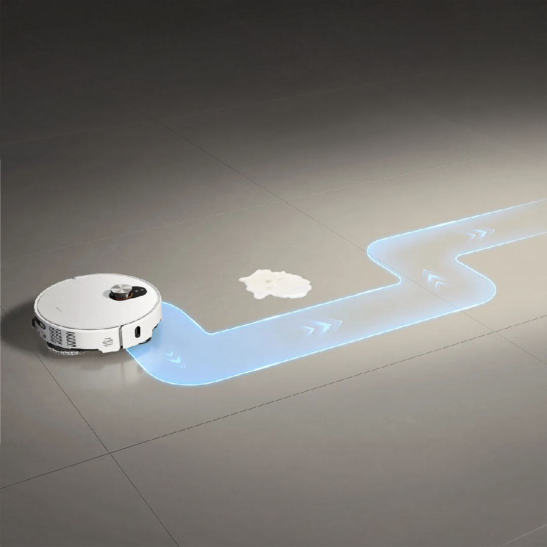 Xiaomi 5 pro Robotic Vacuum Cleaner , 5200 mAh White - OV21GL