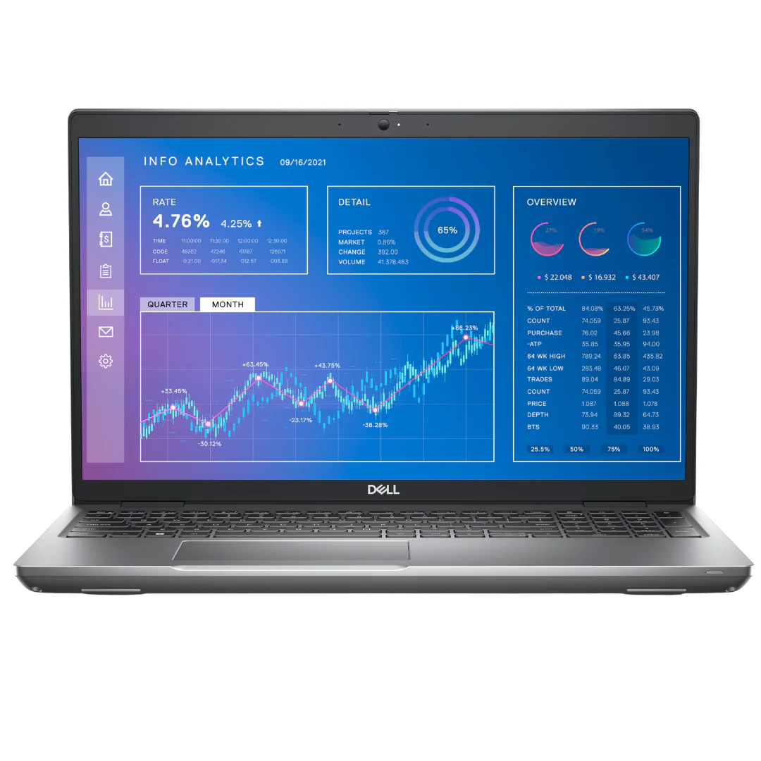 لاب توب استيراد ديل بريسيشن 3571 ، معالج انتل كور i5-12500H ، هارد 256 جيجا بايت SSD ، رام 16 جيجا بايت ، كارت شاشة انفيديا T600 4 جيجا