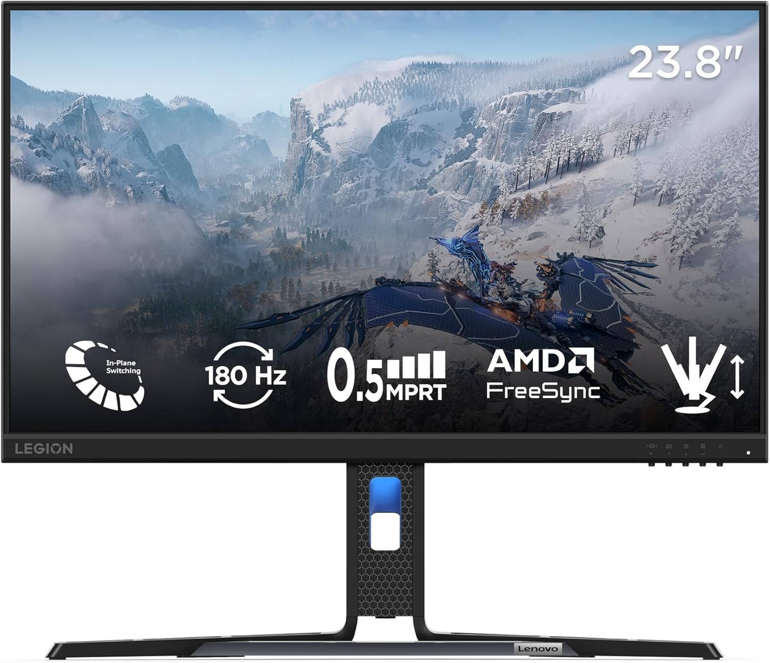 Lenovo Legion R24e 23.8 Inch FHD Monitor , 180 Hertz 4 Millisecond , Black - 67CCGAC4AE