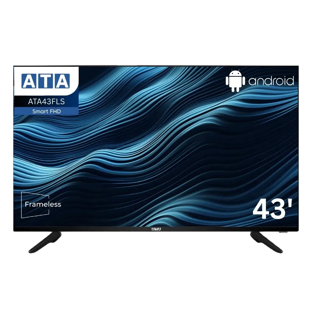 ATA 43 Inch Frameless Smart TV , FHD LED