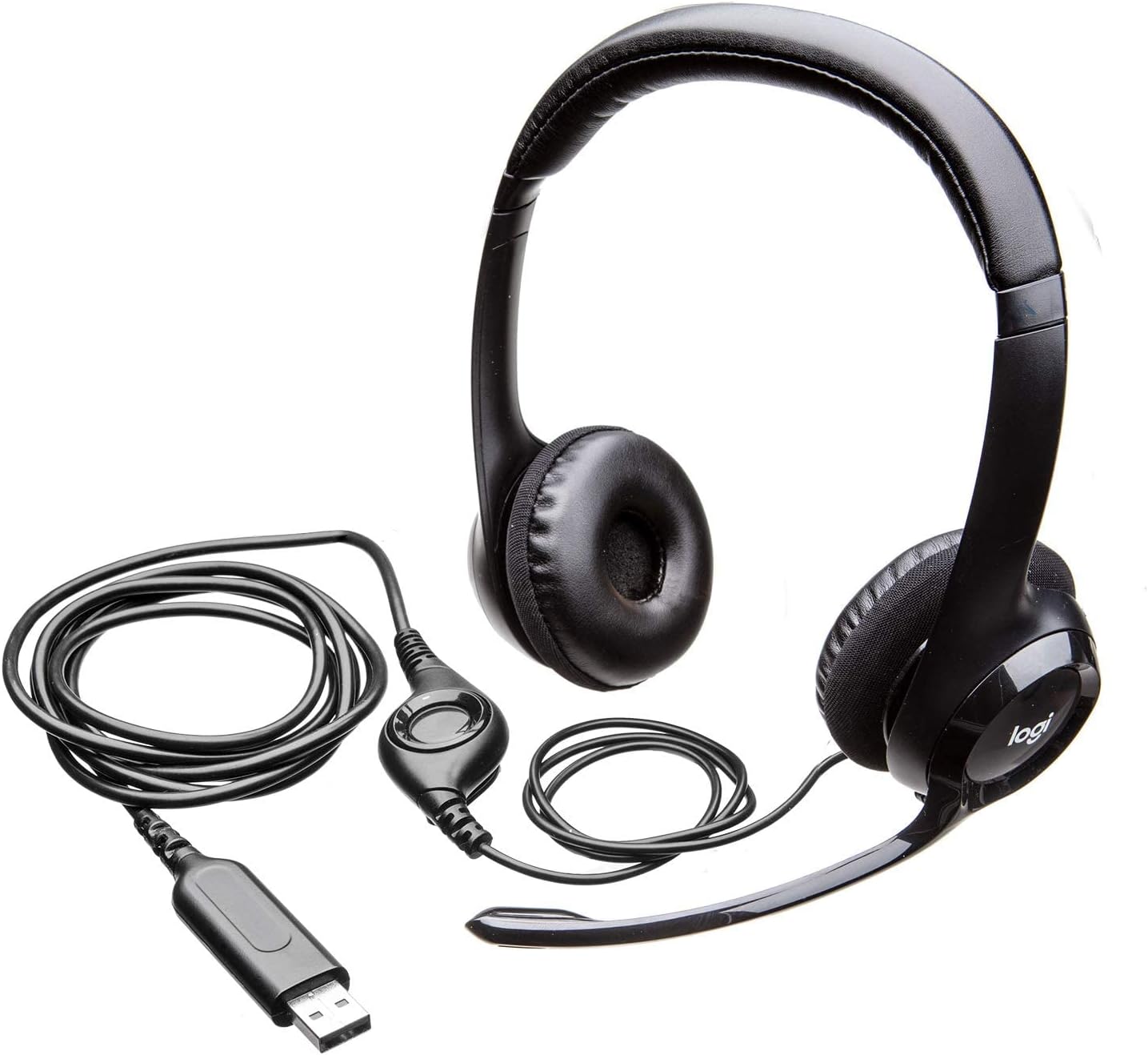 سماعة رأس سلكية لوجيتك H390 ، اسود - 981-000406