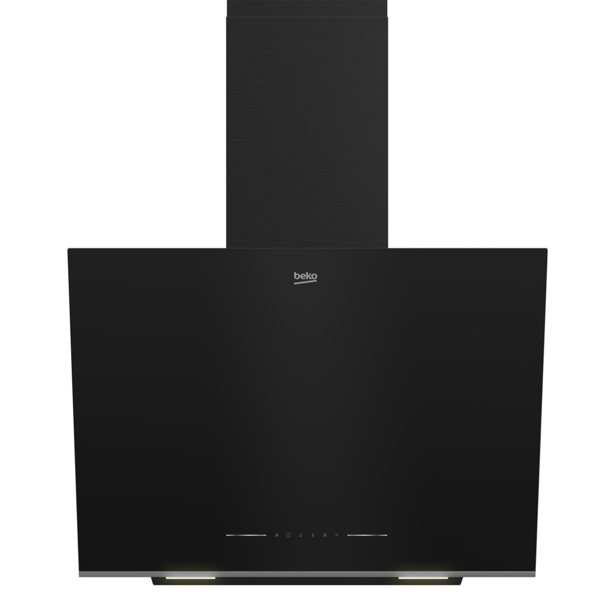 Beko Built-In Decorative Hood , 60 Centimeter , Black - BHCA66641BFBHSE