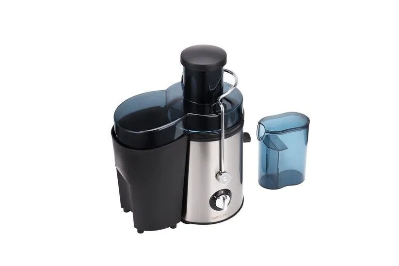 Swiss Pro Plus Juice Extractor , 800 milliliter 450 Watt Black Stainless Steel - SP-PEJ1000