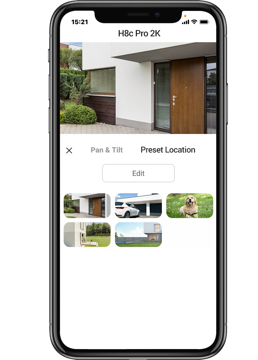 Ezviz H8c Pro Outdoor Pan and Tilt Wireless Security Camera , White - CS-H8c Pro (2K)