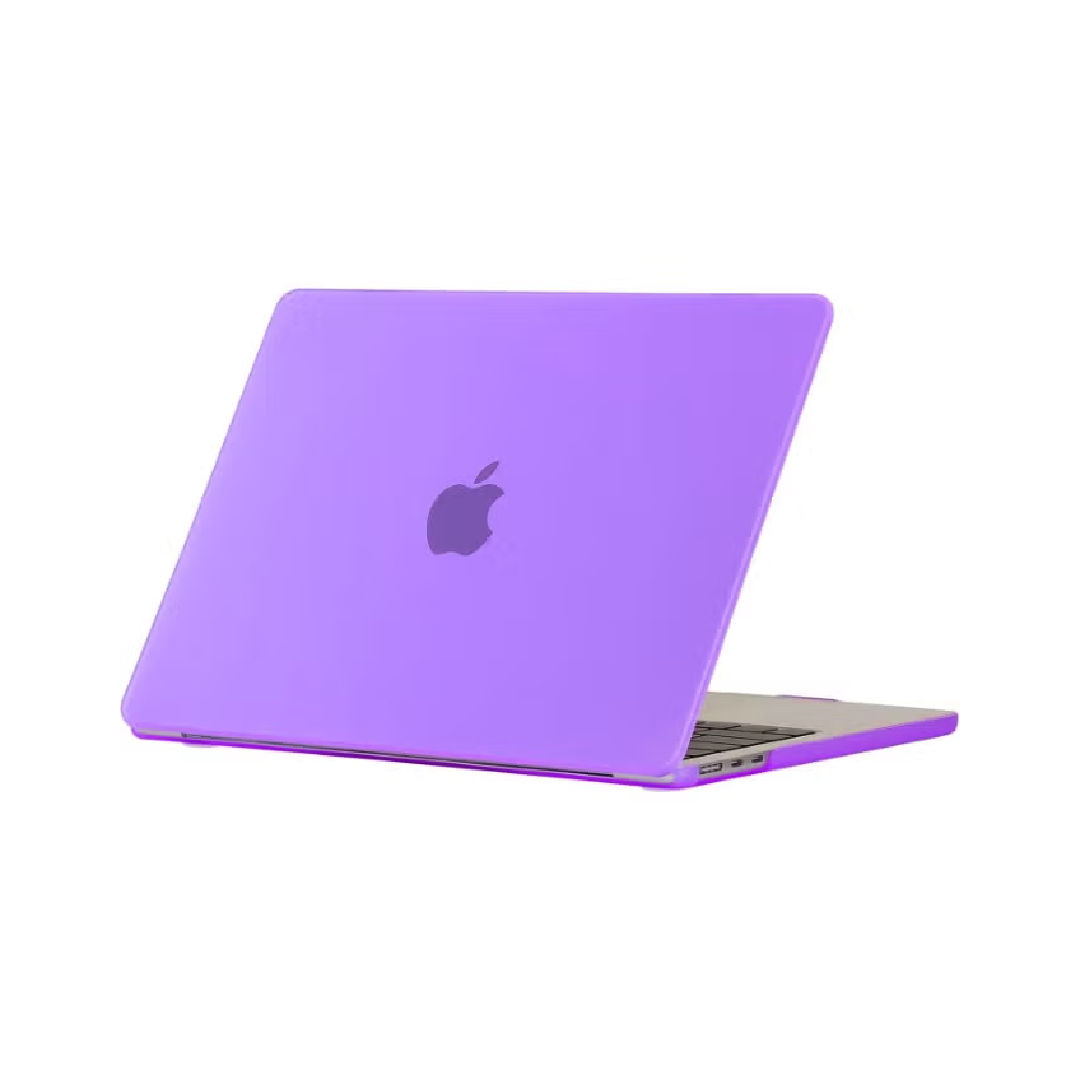 Generic Hard Shell Laptop Case with Screen Protector for Macbook Air 15-Inch , Matte Purple