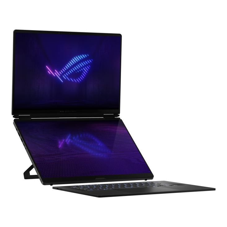 لاب توب جيمنج اسوس روج زيفيروس ديو 16 (2026) - GX651AX-SR264W ، معالج انتل كور الترا 9 386H 16 بوصة ، هارد 2 تيرا بايت SSD ، رام 64 جيجا بايت ، كارت شاشة انفيديا جي فورس RTX 5090 ،ويندوز 11 - رمادي ستيلار