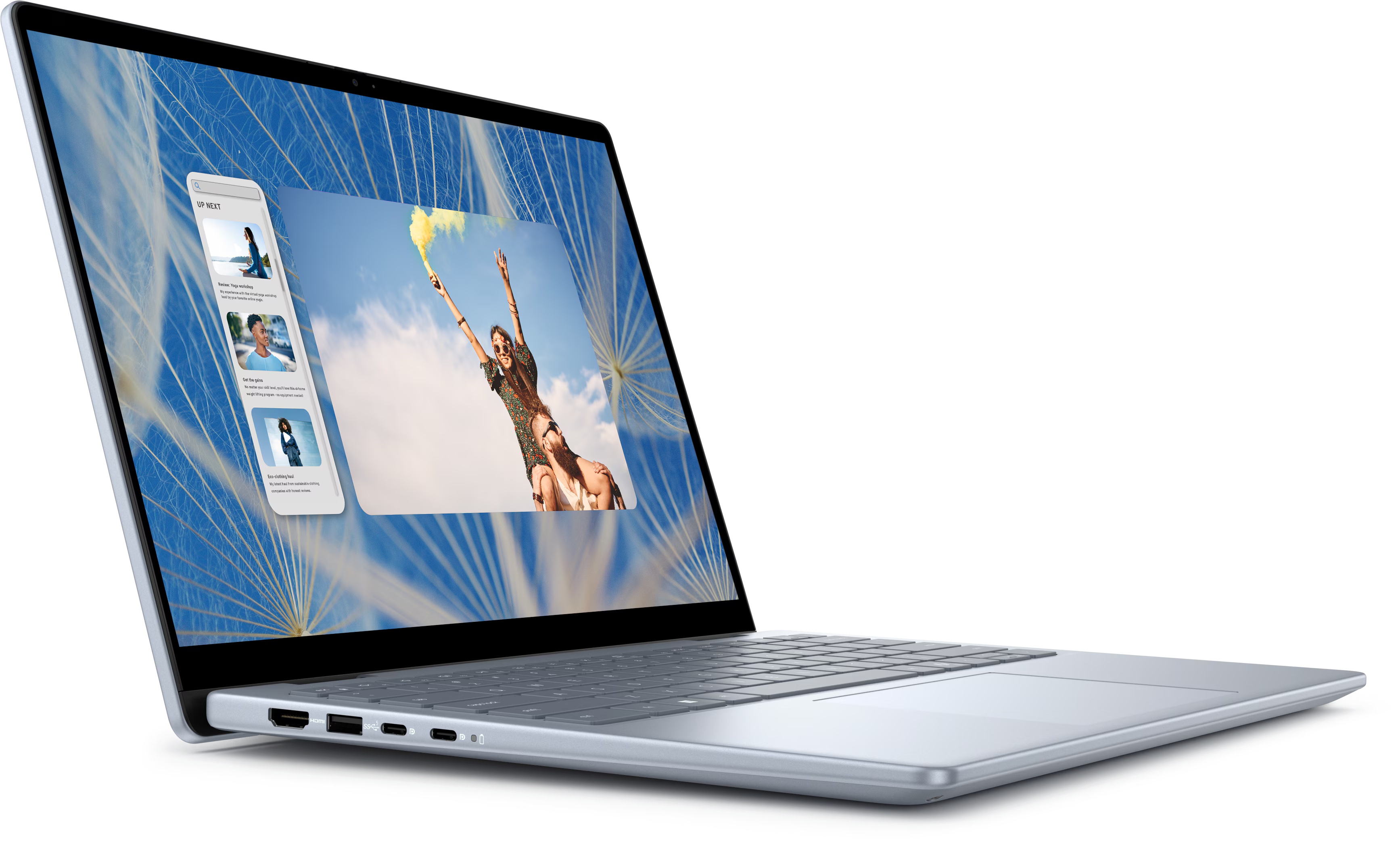 لاب توب 2 في 1 ديل انسبيرون 14 - 7440 ، معالج انتل كور 5 120U 14 بوصة ، هارد 512 جيجا بايت SSD ، رام 8 جيجا بايت ، كارت شاشة انتل UHD جرافيكس ،ويندوز 11 - ازرق ثلجي
