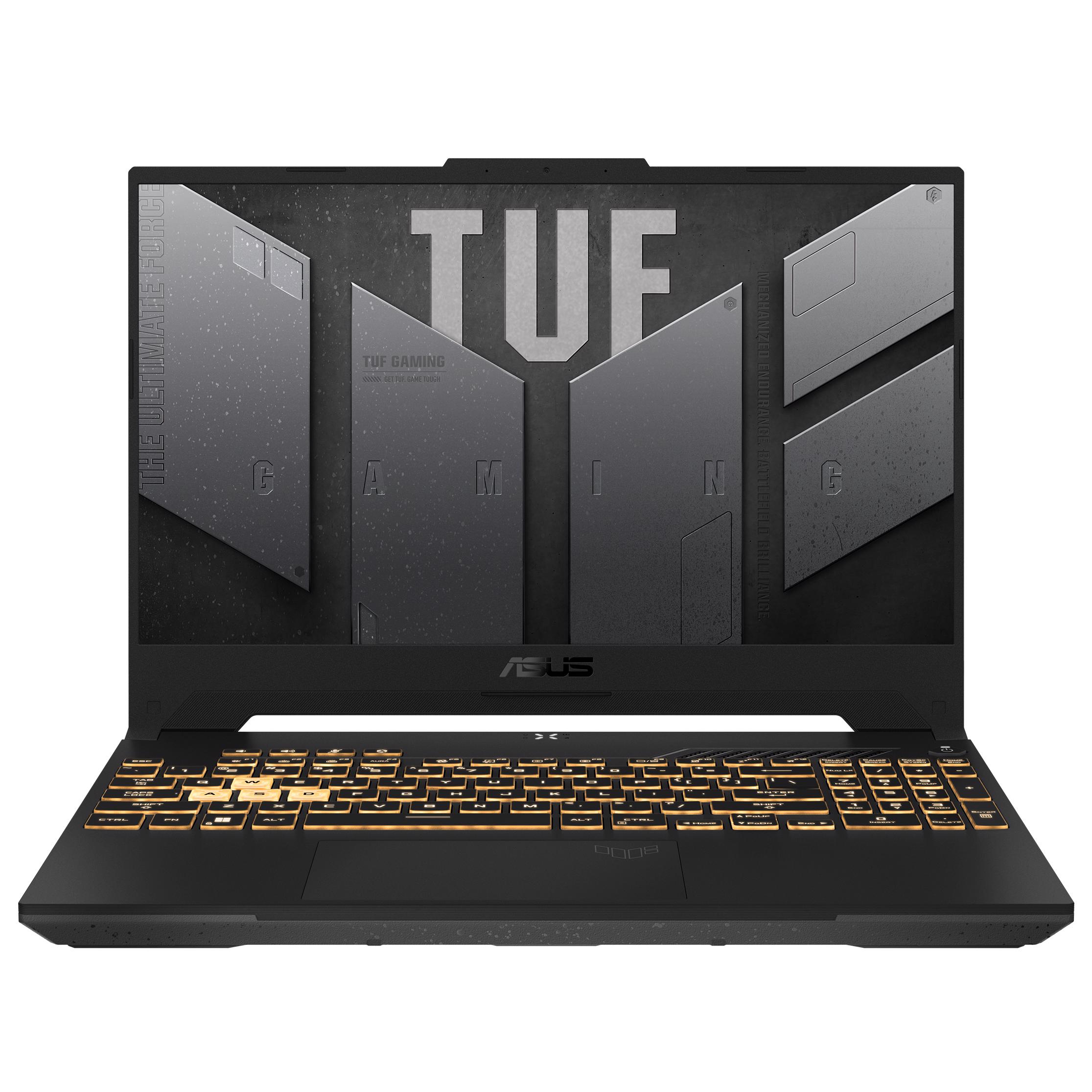 لاب توب اسوس TUF جيمنج F15 FX507ZC 2022 ، معالج انتل كور i5-12500H 15.6 بوصة ، هارد 512 جيجا بايت SSD ، رام 8 جيجا بايت ، كارت شاشة انفيديا جي فورس RTX 3050 ،ويندوز 11 - رمادي ميتشا
