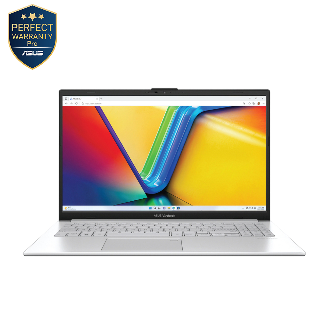 لاب توب اسوس VivoBook Go 15 - E1504FA-NJ005W ، معالج ايه ام دي رايزن 5 7520U 15.6 بوصة ، هارد 512 جيجا بايت SSD ، رام 8 جيجا بايت ، كارت شاشة ايه ام دي راديون جرافيكس ،ويندوز 11 - فضى كول